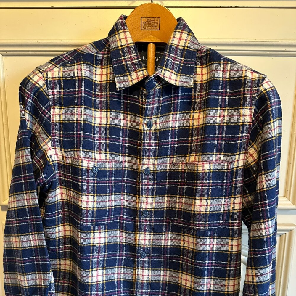 J. Crew Flannel Button-Down Size Small